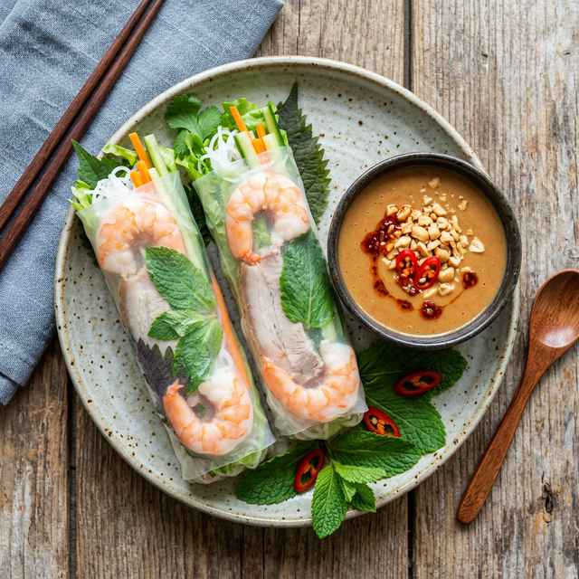 Gỏi Cuốn Tôm Thịt